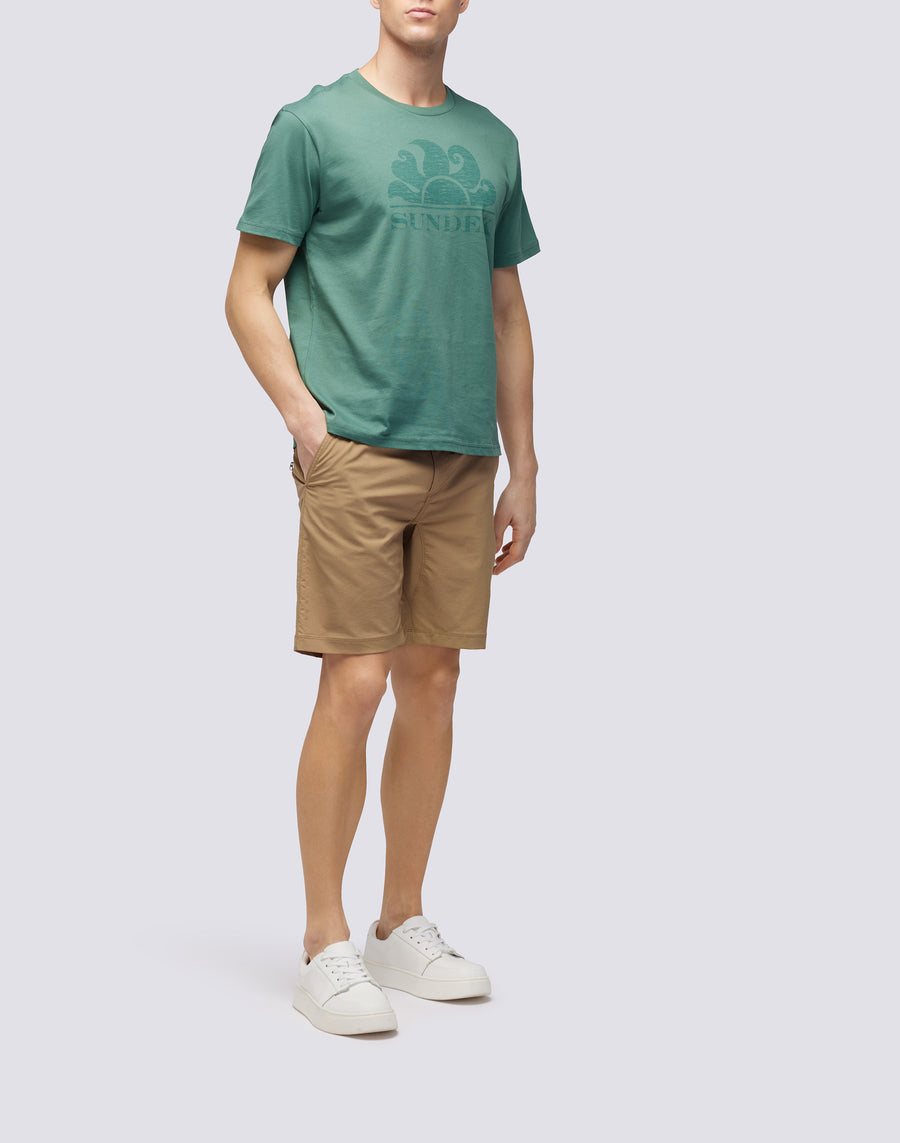 Sundek T-SHIRT MANICHE CORTE CON LOGO m021tej78ot-a1600 Sconto