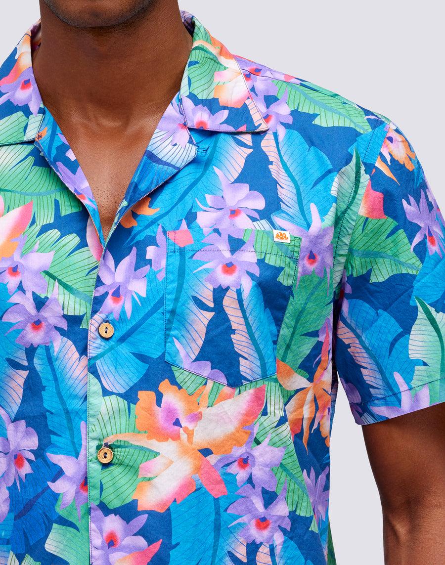 Sundek CAMICIA CON STAMPA FLOREALE ALL OVER m817shmu100-007o8 Hotsell