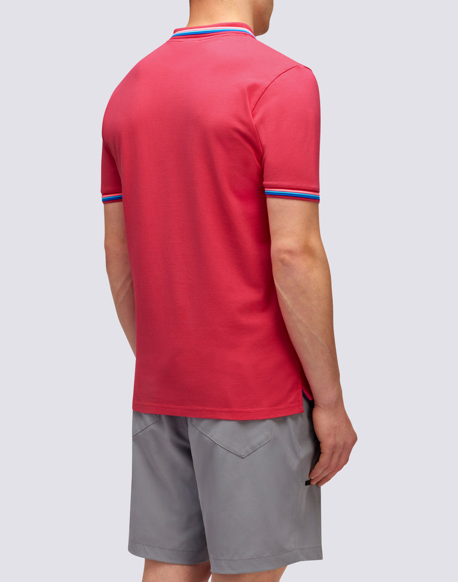 Sundek POLO BRICE IN COTONE PIQUET CON DETTAGLI TRICOLOR m779plj6500-69203 Fino Al -60%