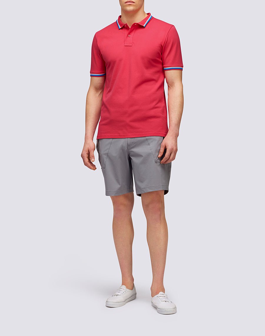 Sundek POLO BRICE IN COTONE PIQUET CON DETTAGLI TRICOLOR m779plj6500-69203 Fino Al -60%