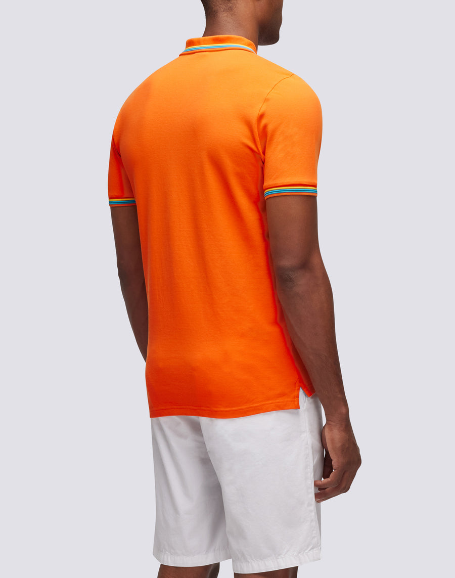 Sundek POLO BRICE IN COTONE PIQUET CON DETTAGLI TRICOLOR m779plj6500-55002 Affare Del Giorno