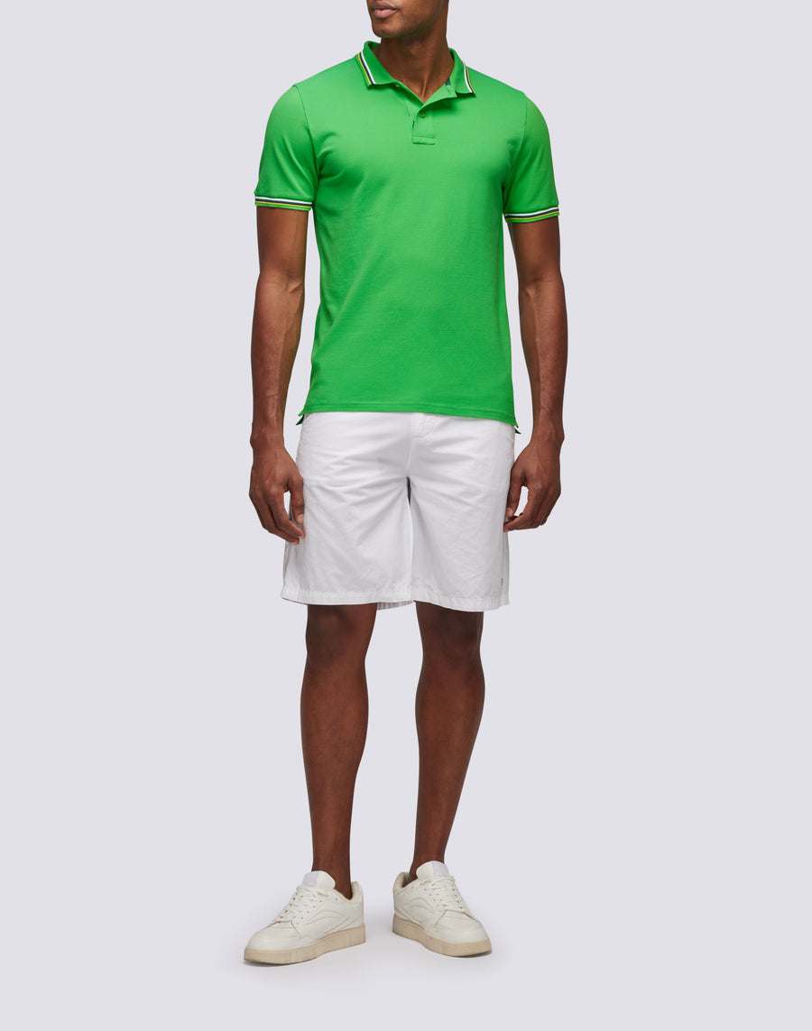 Sundek POLO BRICE IN COTONE PIQUET CON DETTAGLI TRICOLOR m779plj6500-a1801 Presa