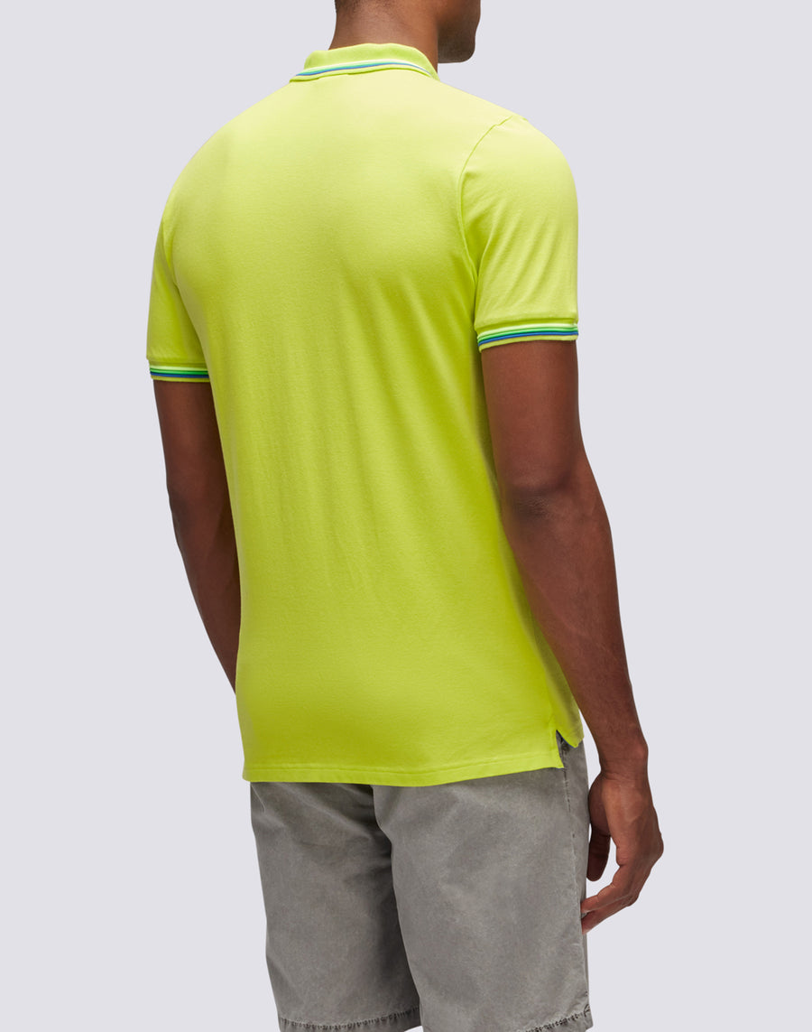 Sundek POLO BRICE IN COTONE PIQUET CON DETTAGLI TRICOLOR m779plj6500-69101 Offerta