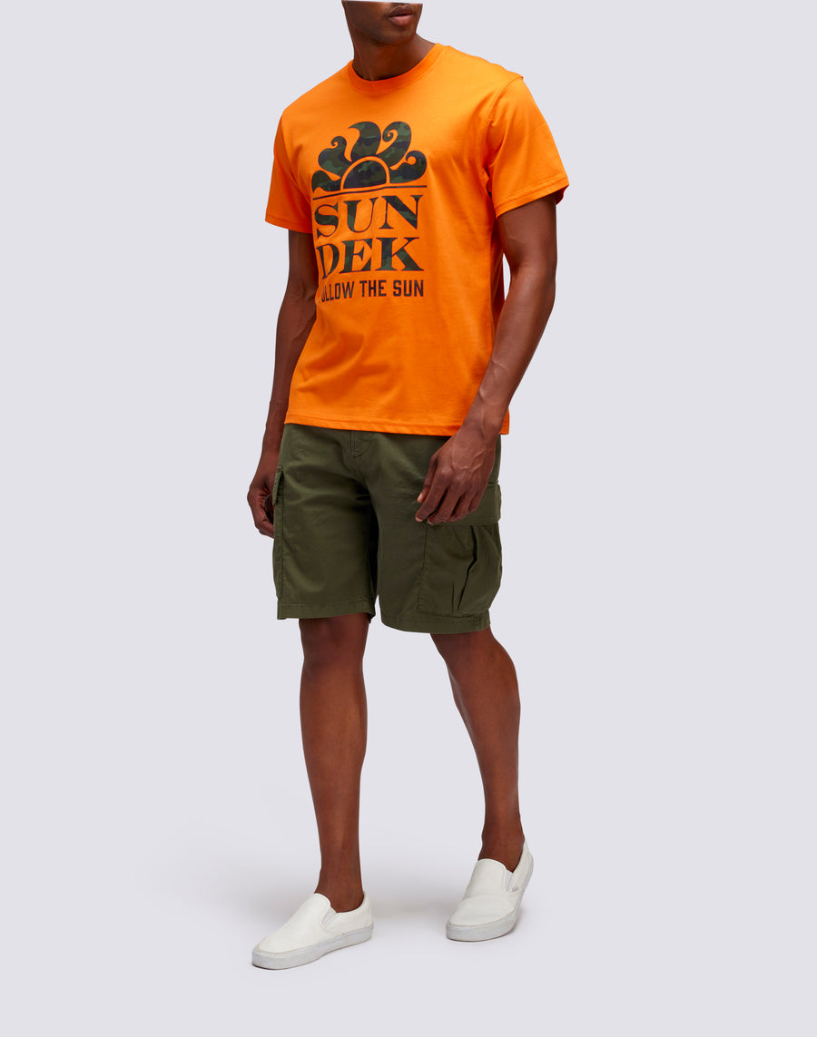 Sundek T-SHIRT STAMPA CAMOU FOLLOW THE SUN m026tej7853-55000 Moda
