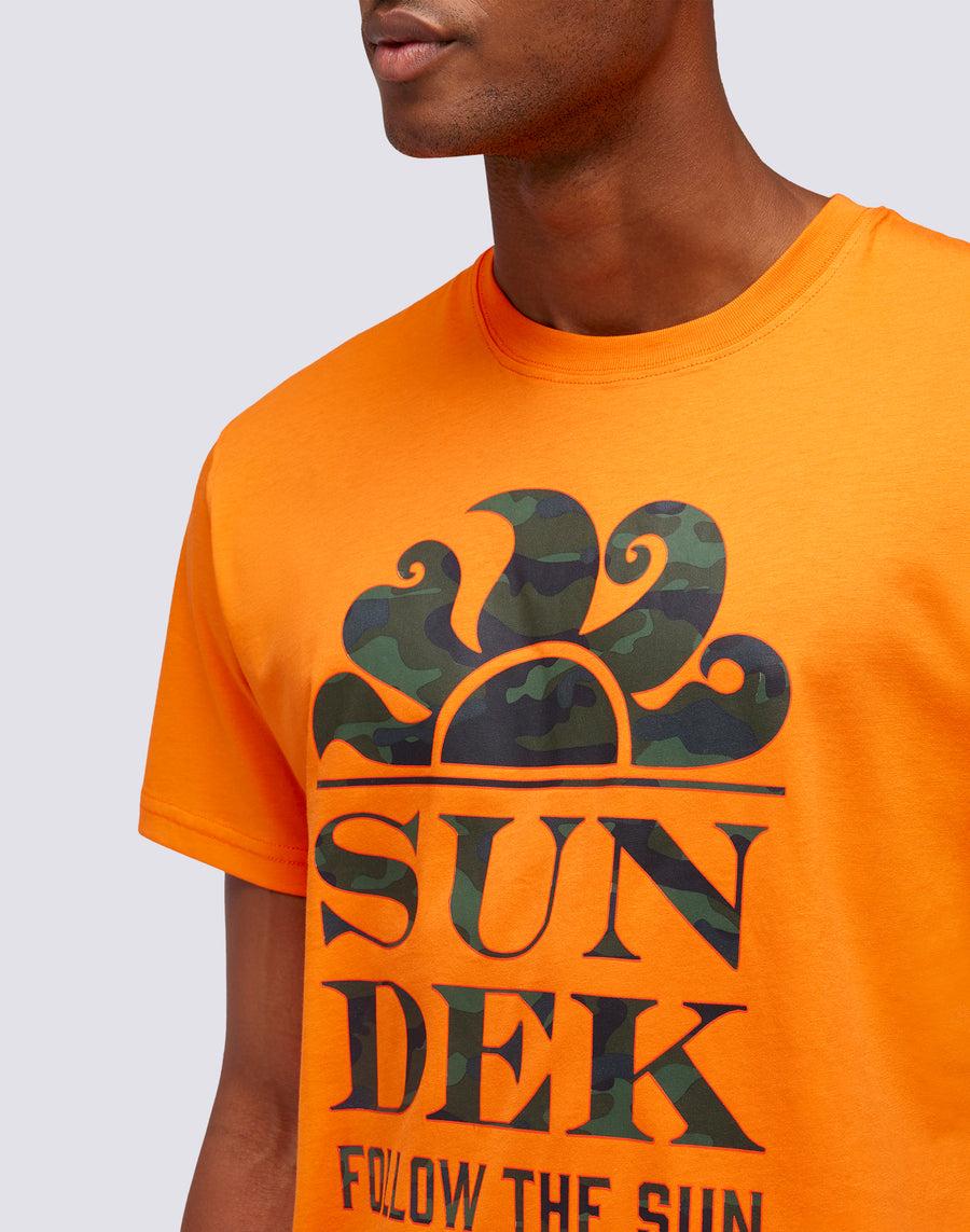Sundek T-SHIRT STAMPA CAMOU FOLLOW THE SUN m026tej7853-55000 Moda