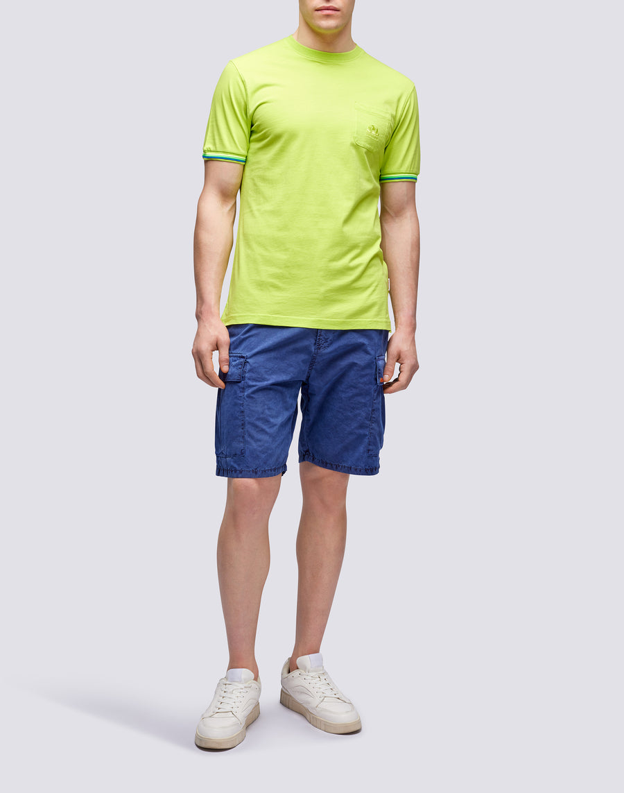 Sundek T-SHIRT FINN GIROCOLLO CON TASCHINO m775tej7800-69101 Nuovo