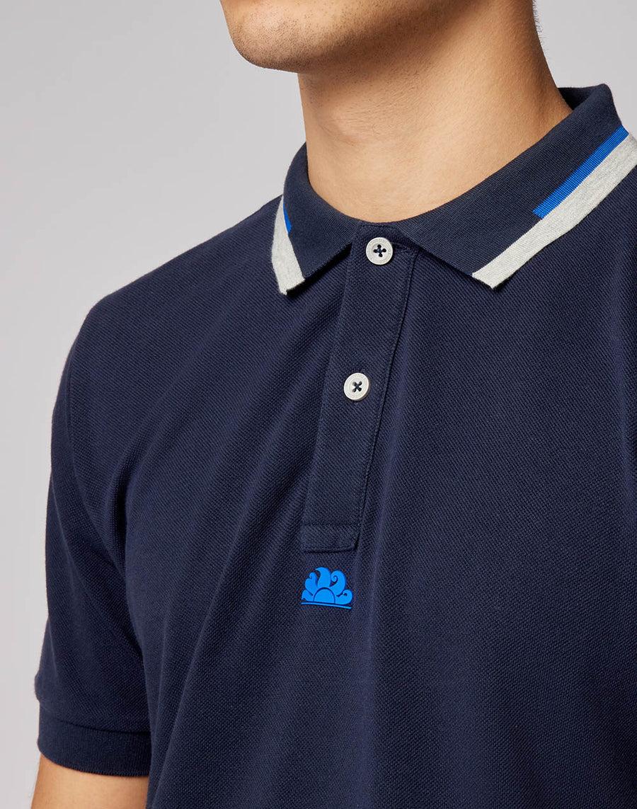 Sundek polo in cotone piquet combinato M997PLPQ500-32201 Affare Del Giorno