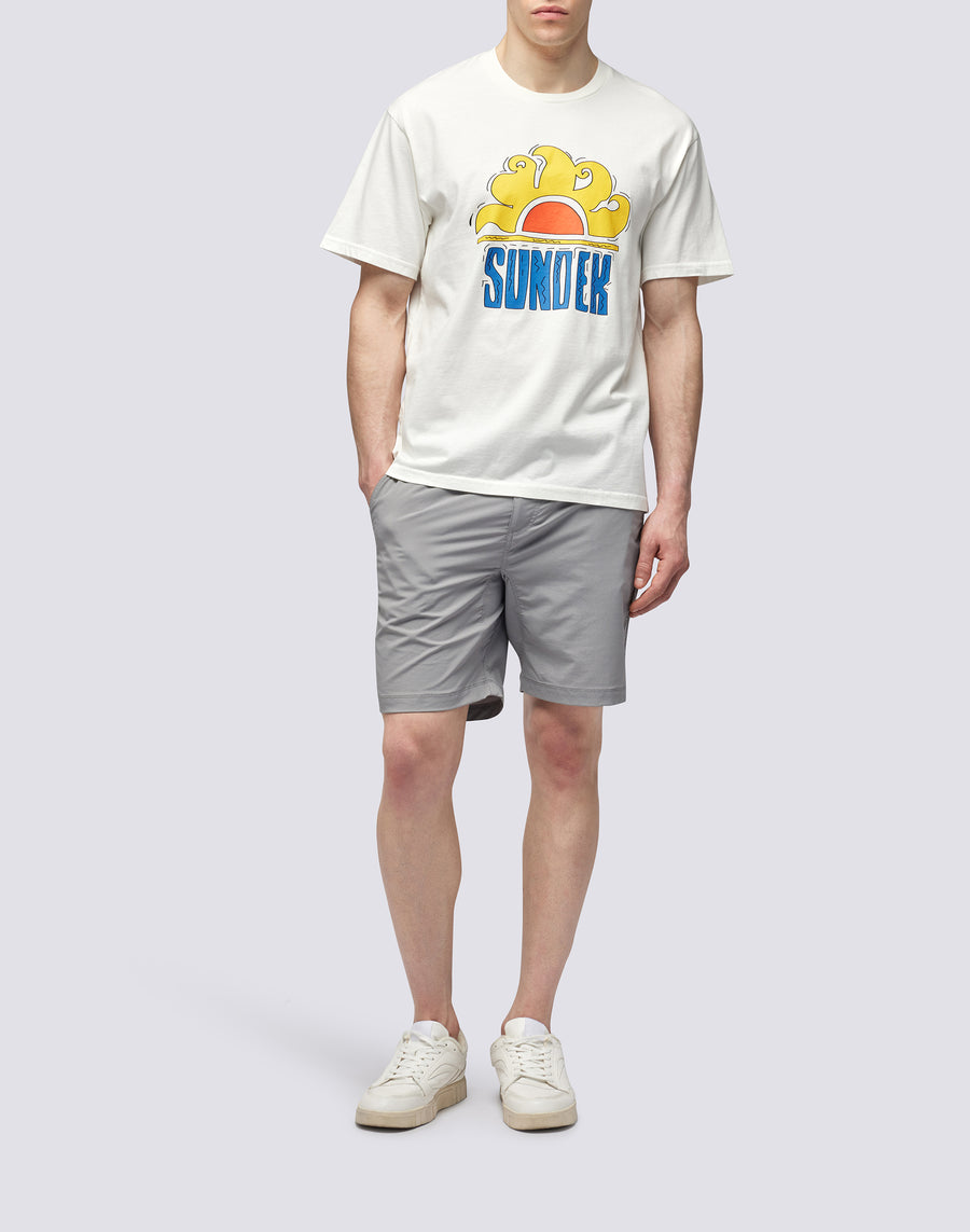 Sundek T-SHIRT SUNDEK LOGO m614tejr900-03901 In Saldo