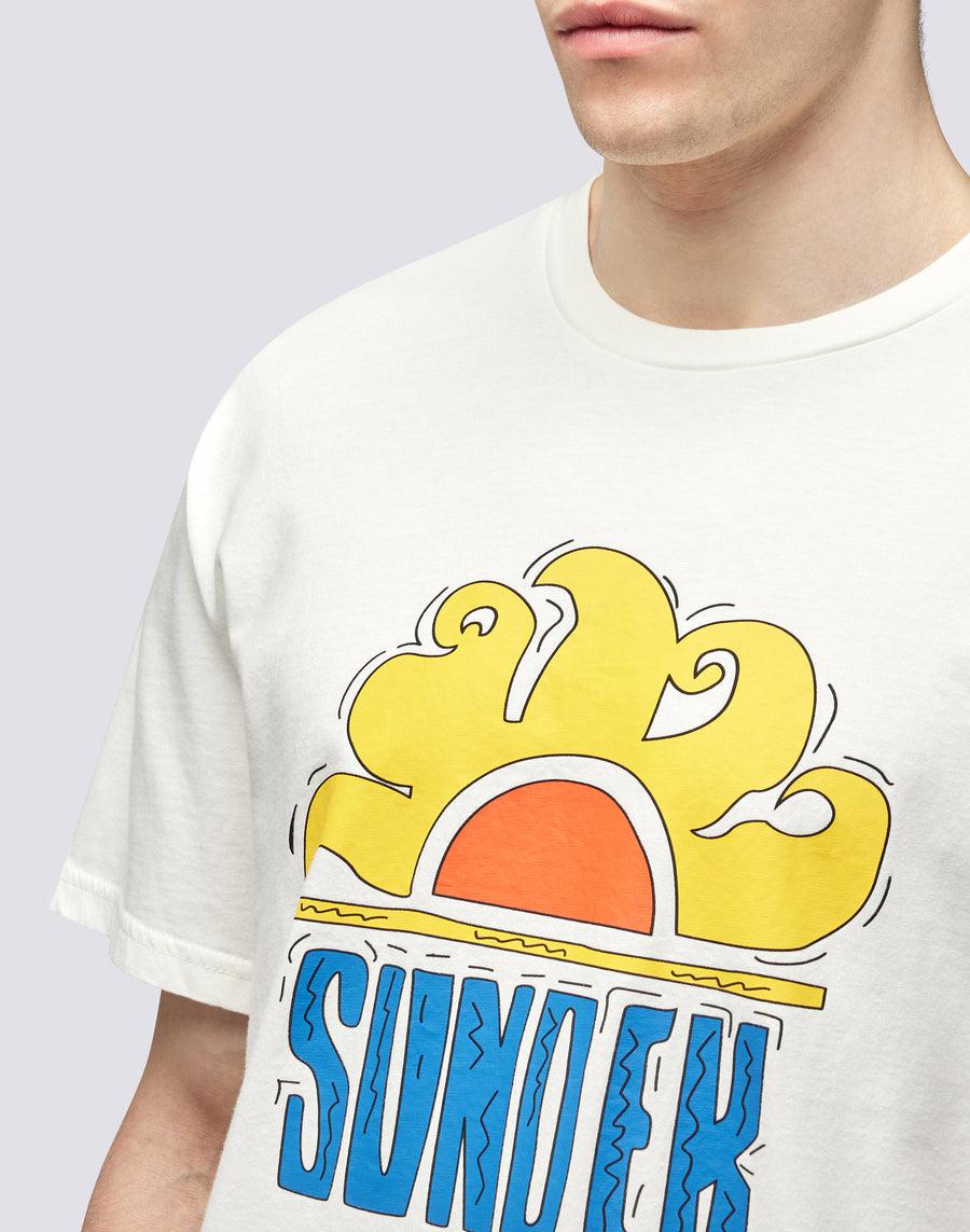 Sundek T-SHIRT SUNDEK LOGO m614tejr900-03901 In Saldo