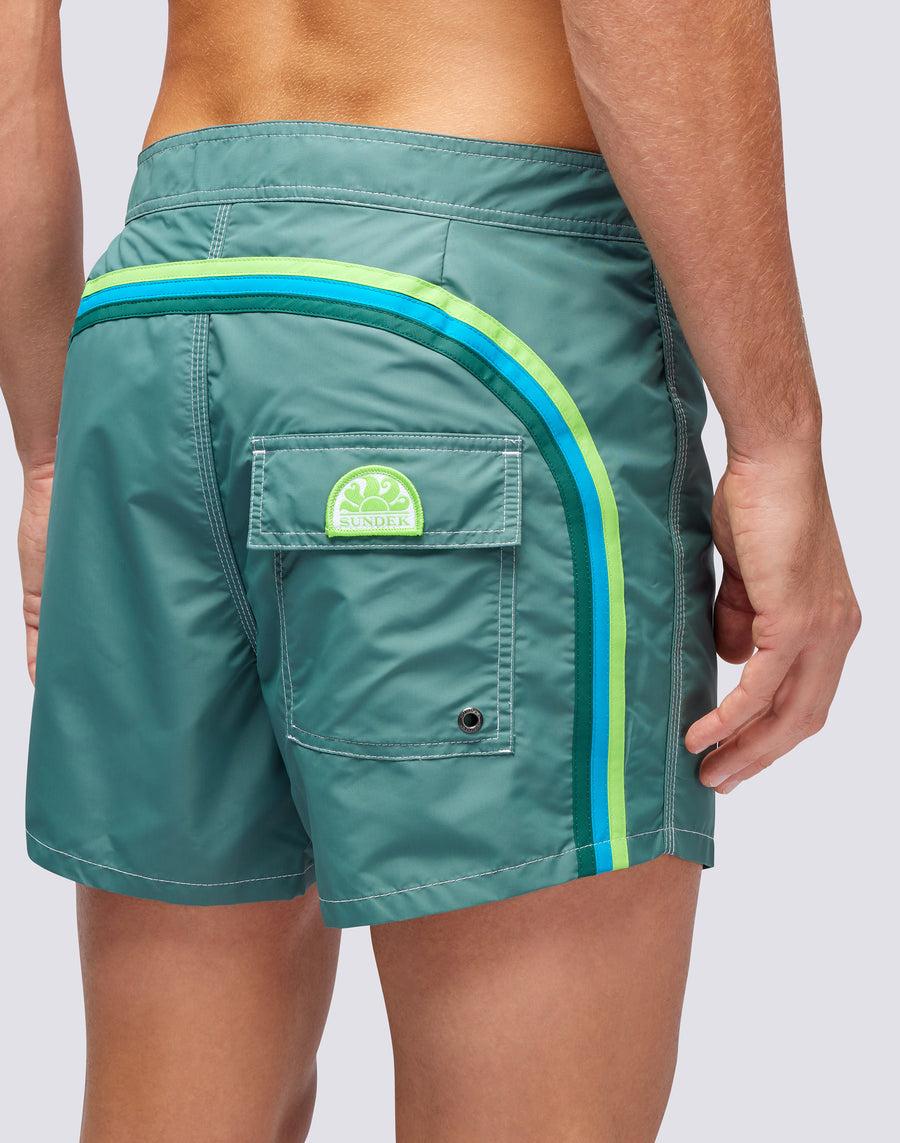Sundek COSTUME DA BAGNO CORTO VITA FISSA ICONIC TAFFETA Nuova