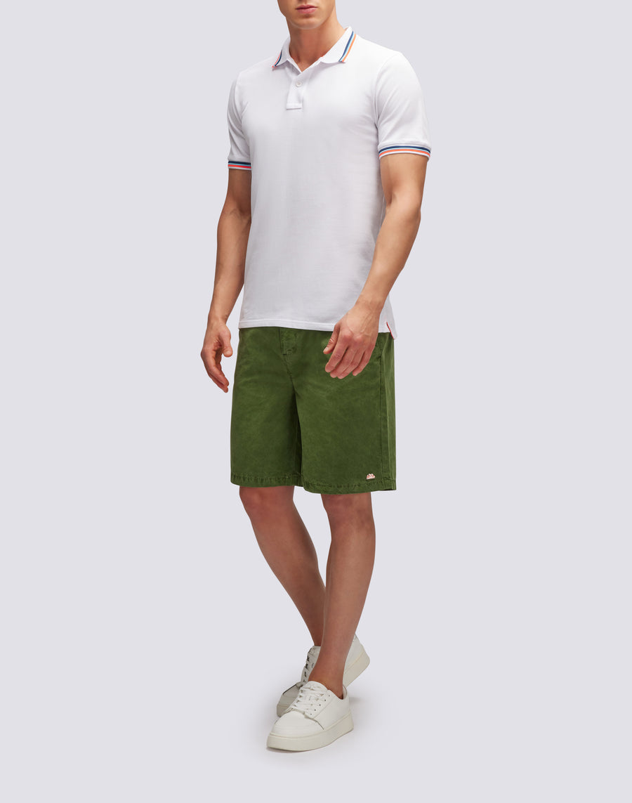 Sundek polo brice in cotone piquet con dettagli tricolor M779PLJ6500-00634 In Linea