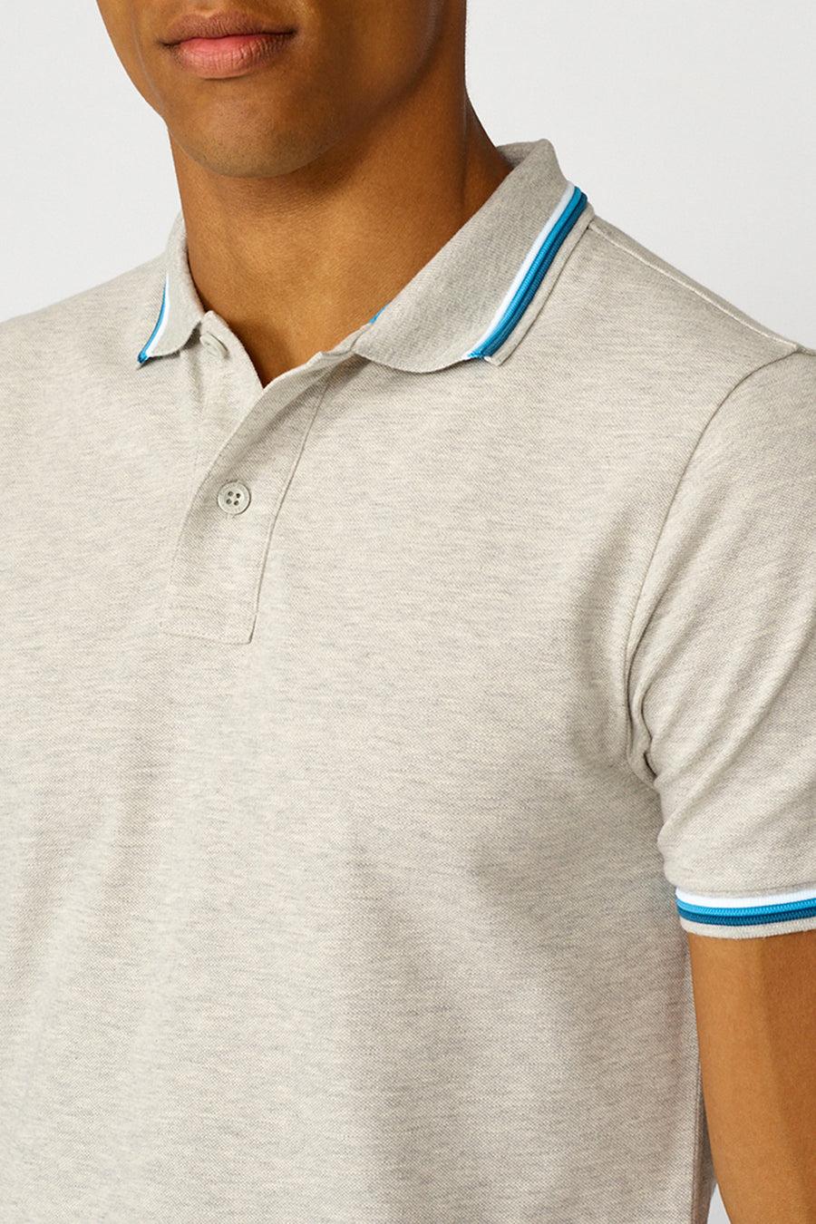 Sundek polo brice in cotone piquet con dettagli tricolor M779PLJ6500-02911 Soddisfazione Garantita