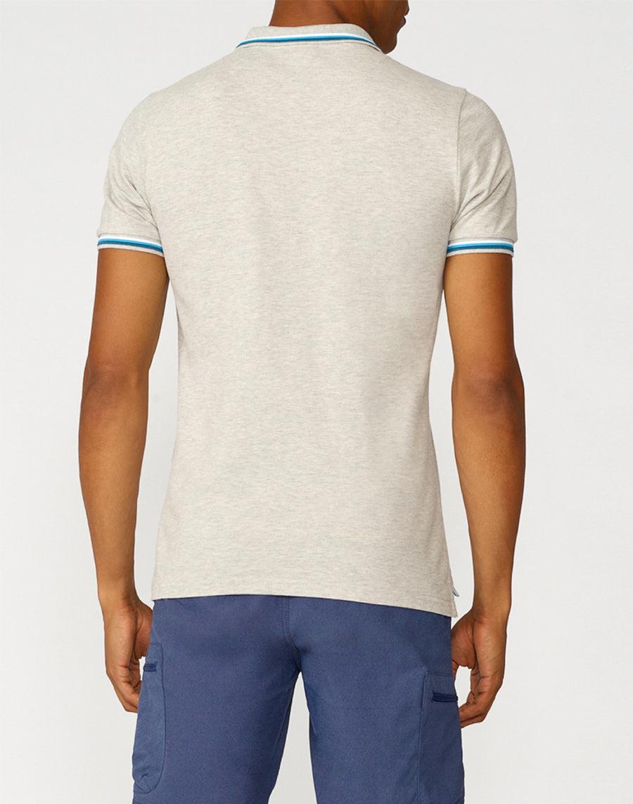 Sundek polo brice in cotone piquet con dettagli tricolor M779PLJ6500-02911 Soddisfazione Garantita