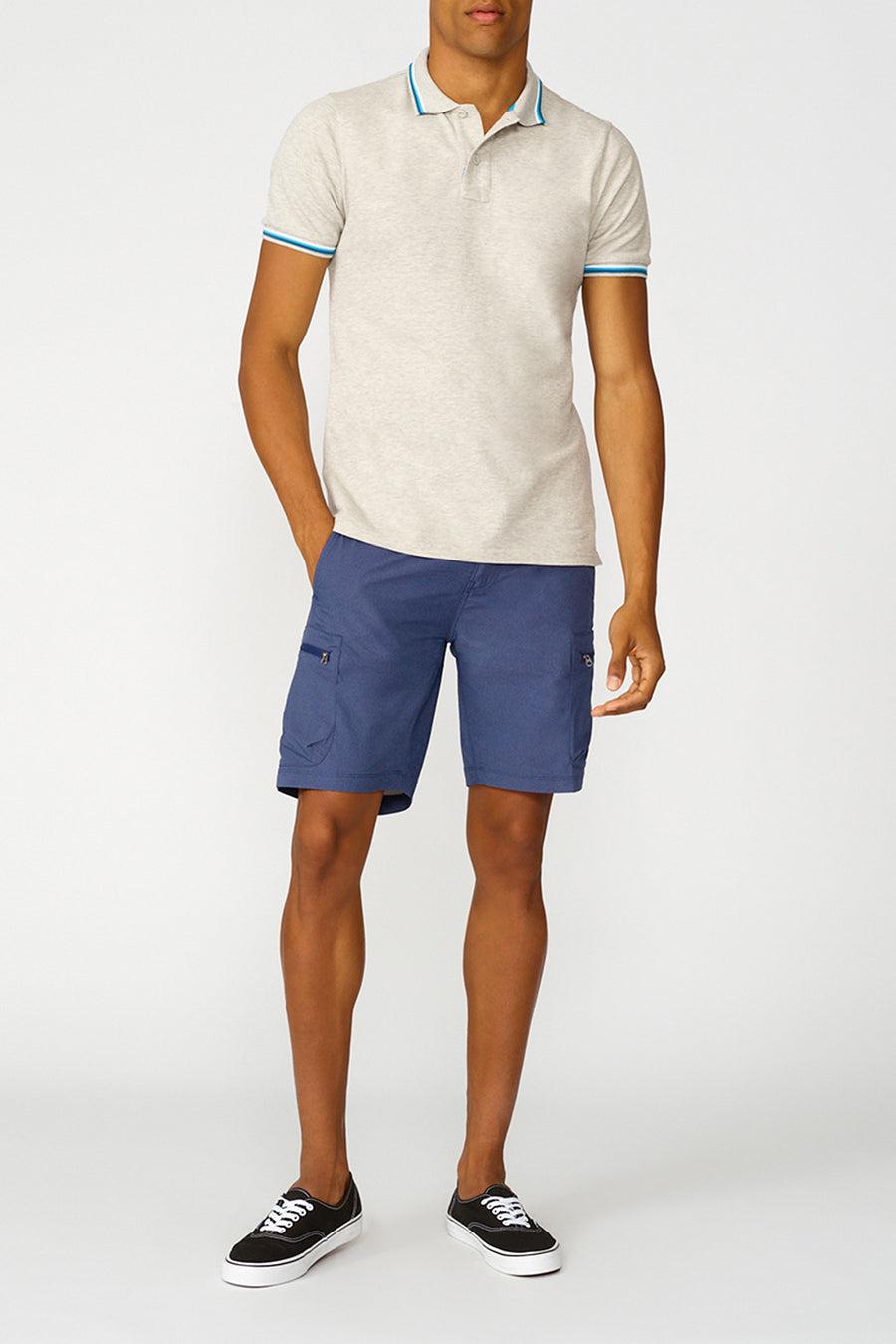 Sundek polo brice in cotone piquet con dettagli tricolor M779PLJ6500-02911 Soddisfazione Garantita