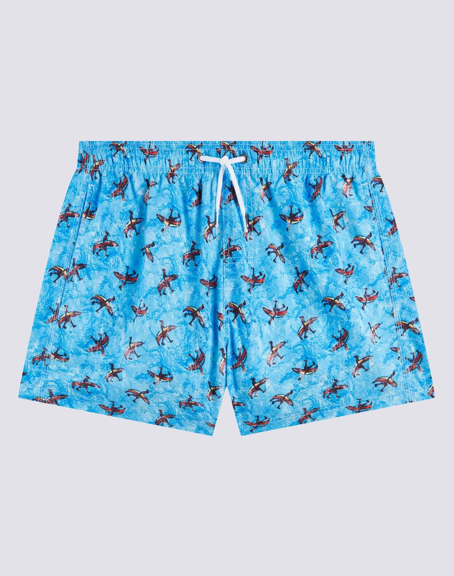 Sundek costume da bagno corto a vita elasticata microstampa banana surf m505bdrt3li-004li Offerta