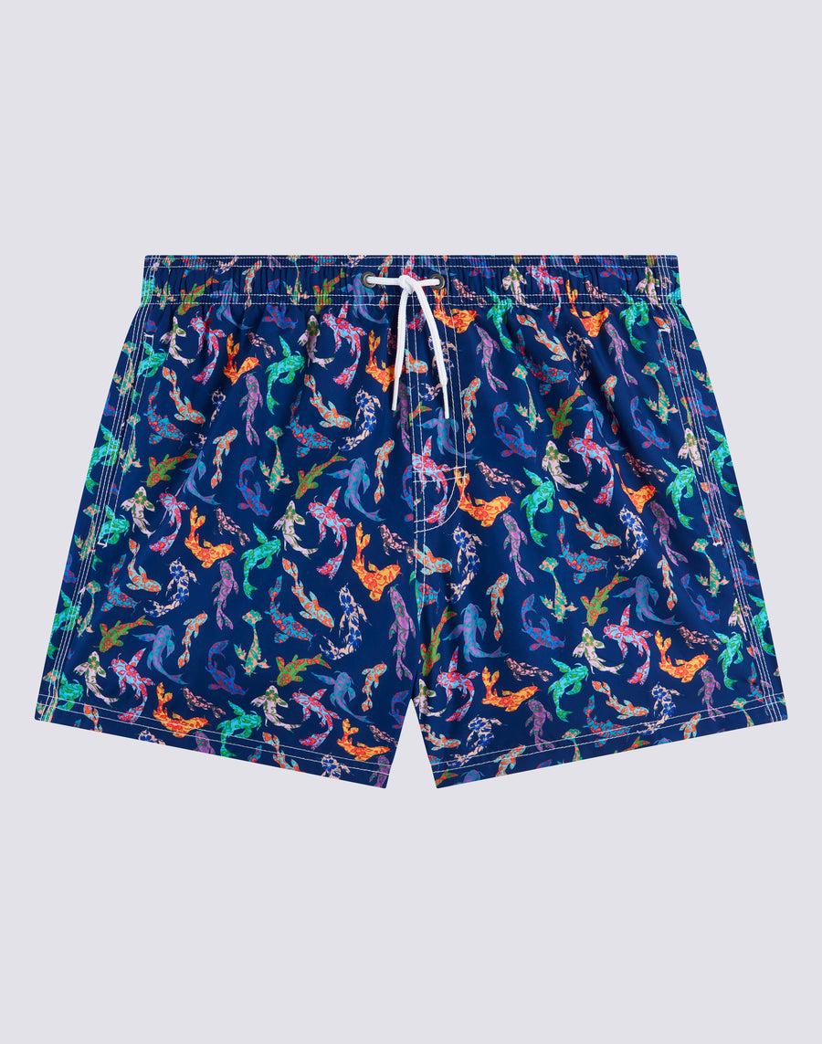 Sundek costume da bagno corto vita elasticata stampa koi pop repreve® m504bdrt3je-047je Italia