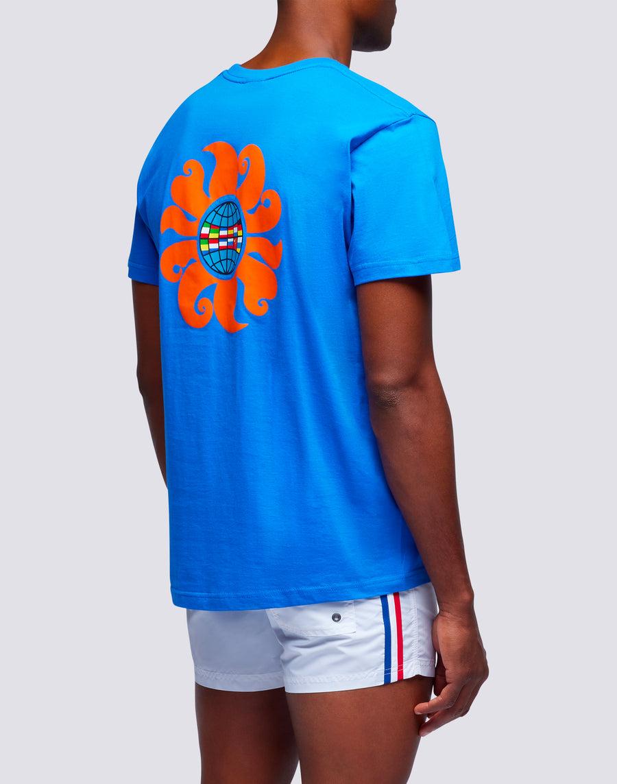 Sundek t-shirt uomo in cotone capsule flag m633bdrt4km-008km Outlet