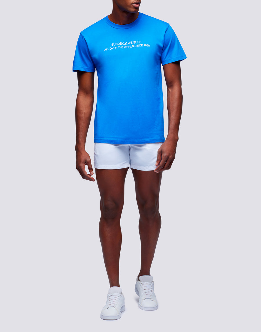 Sundek t-shirt uomo in cotone capsule flag m633bdrt4km-008km Outlet