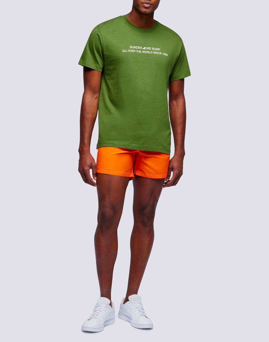 Sundek t-shirt uomo in cotone capsule flag m669tesj500-12700 In Vendita