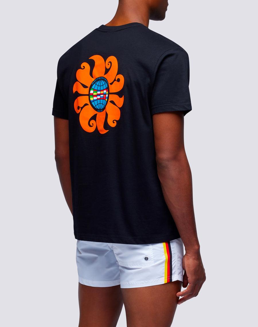 Sundek t-shirt uomo in cotone capsule flag m669tesj500-00100 Offerte