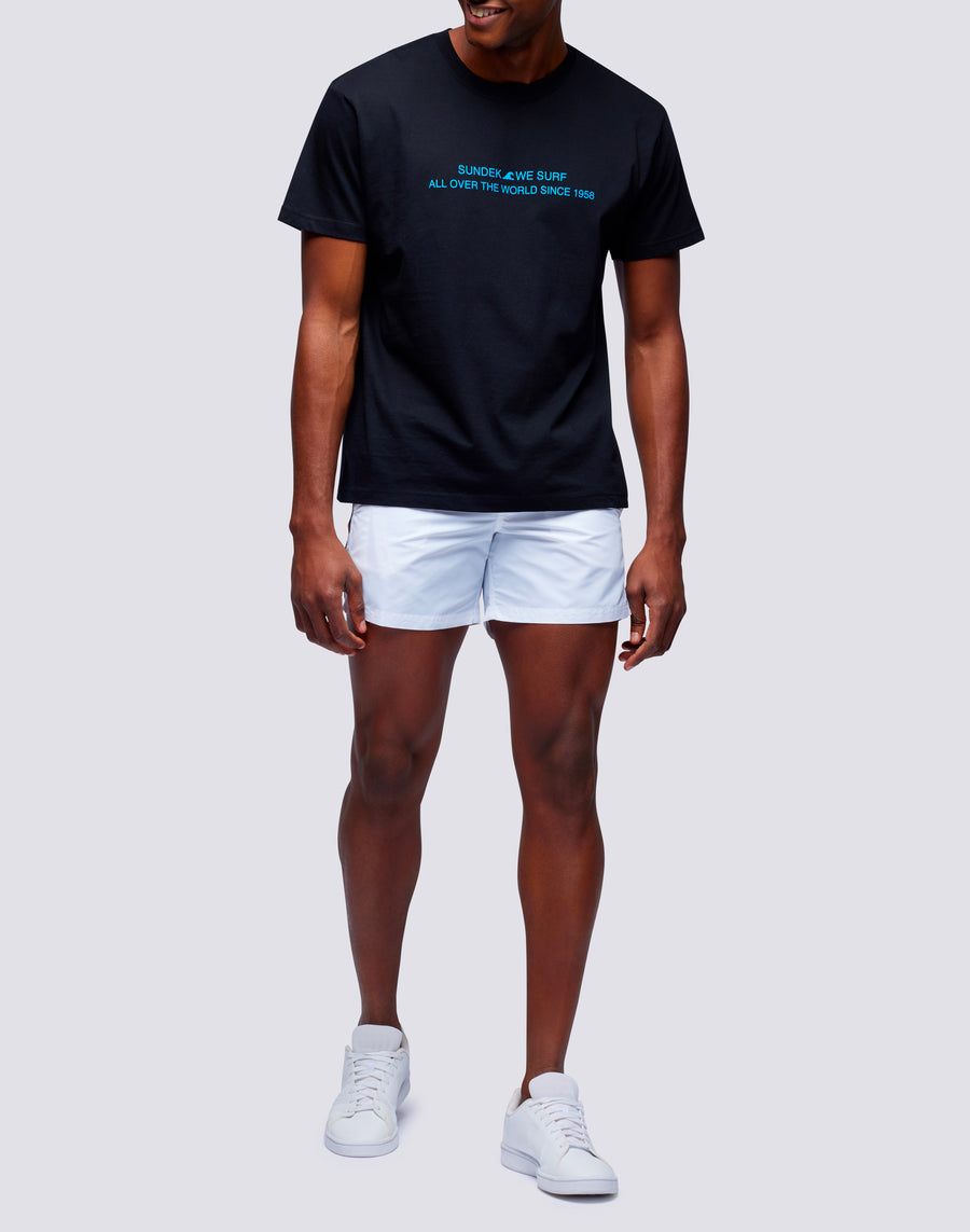 Sundek t-shirt uomo in cotone capsule flag m669tesj500-00100 Offerte