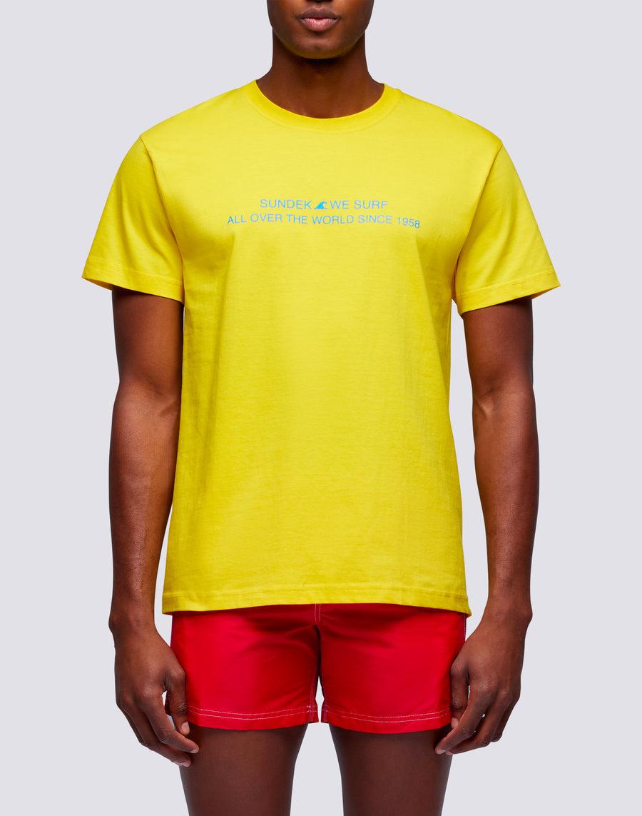 Sundek t-shirt uomo in cotone capsule flag m669tesj500-00700 Hotsell