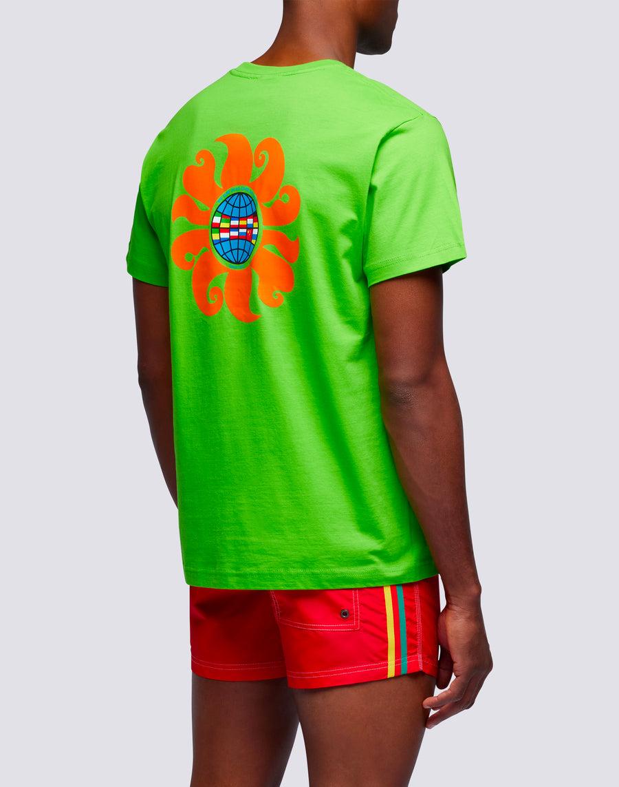 Sundek t-shirt uomo in cotone capsule flag m669tesj500-62000 Vendita Calda