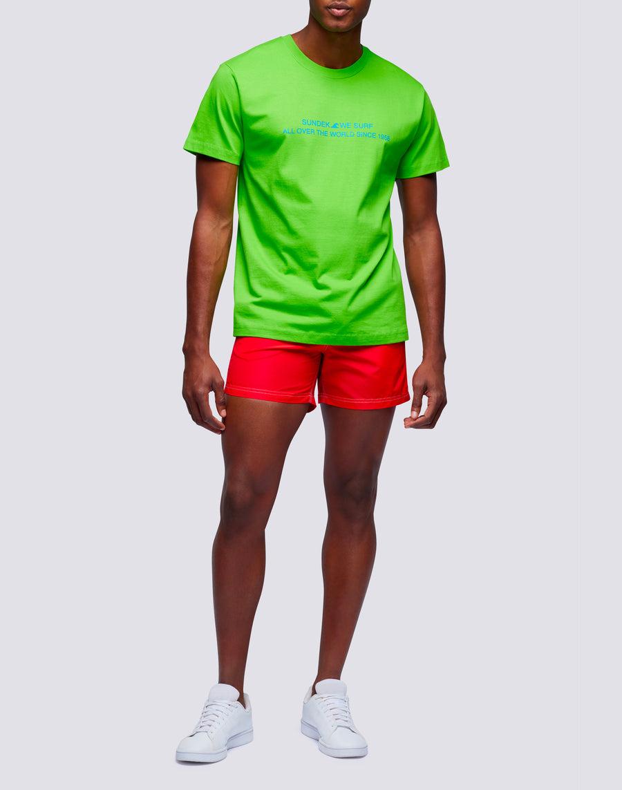 Sundek t-shirt uomo in cotone capsule flag m669tesj500-62000 Vendita Calda