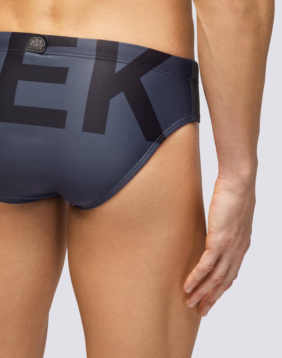 Sundek SLIP MARE CON LOGO m296ssl4100-00401 Nuova