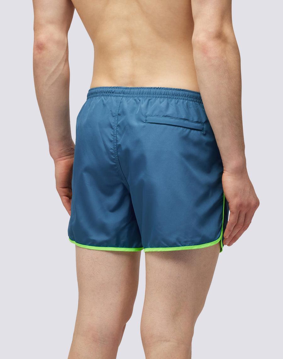 Sundek COSTUME DA BAGNO CORTO CON VITA ELASTICATA E SPACCHI LATERALI ROTONDI m680bdp0300-a3401 Novità