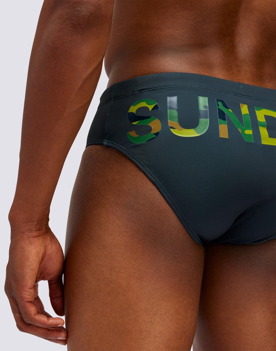 Sundek SLIP CAMOU LOGO PRINT m305ssl4100-95900 Shopping Online