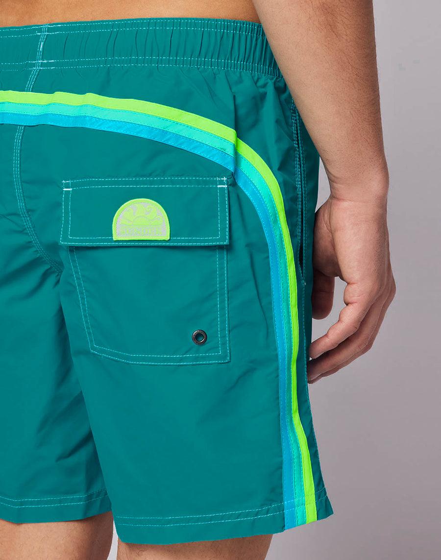 Sundek COSTUME DA BAGNO LUNGHEZZA MEDIA VITA ELASTICATA ICONIC TAFFETA Nuovi prodotti