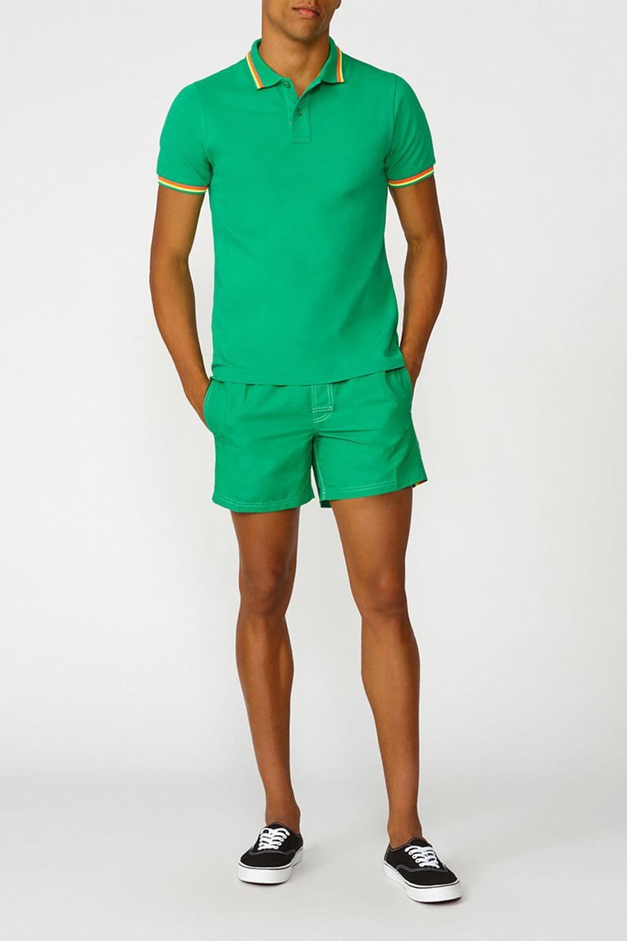Sundek polo brice in cotone piquet con dettagli tricolor M779PLJ6500-77402 Fino al 50% di sconto