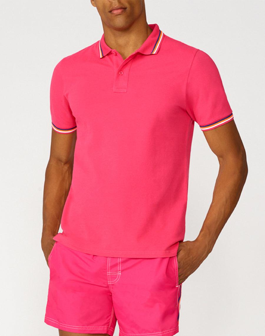 Sundek polo brice in cotone piquet con dettagli tricolor M779PLJ6500-69202 Only for today