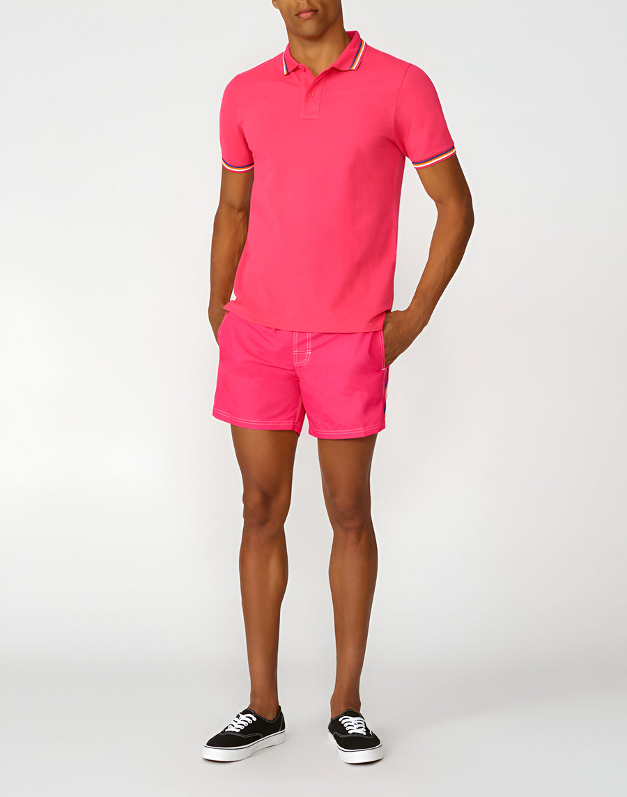 Sundek polo brice in cotone piquet con dettagli tricolor M779PLJ6500-69202 Only for today