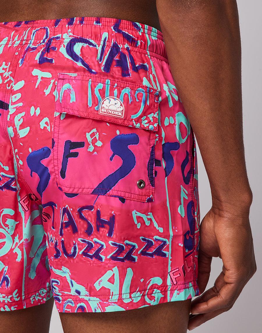 Sundek manifesto print boardshort M633BDRT4MN-692MN Qualità