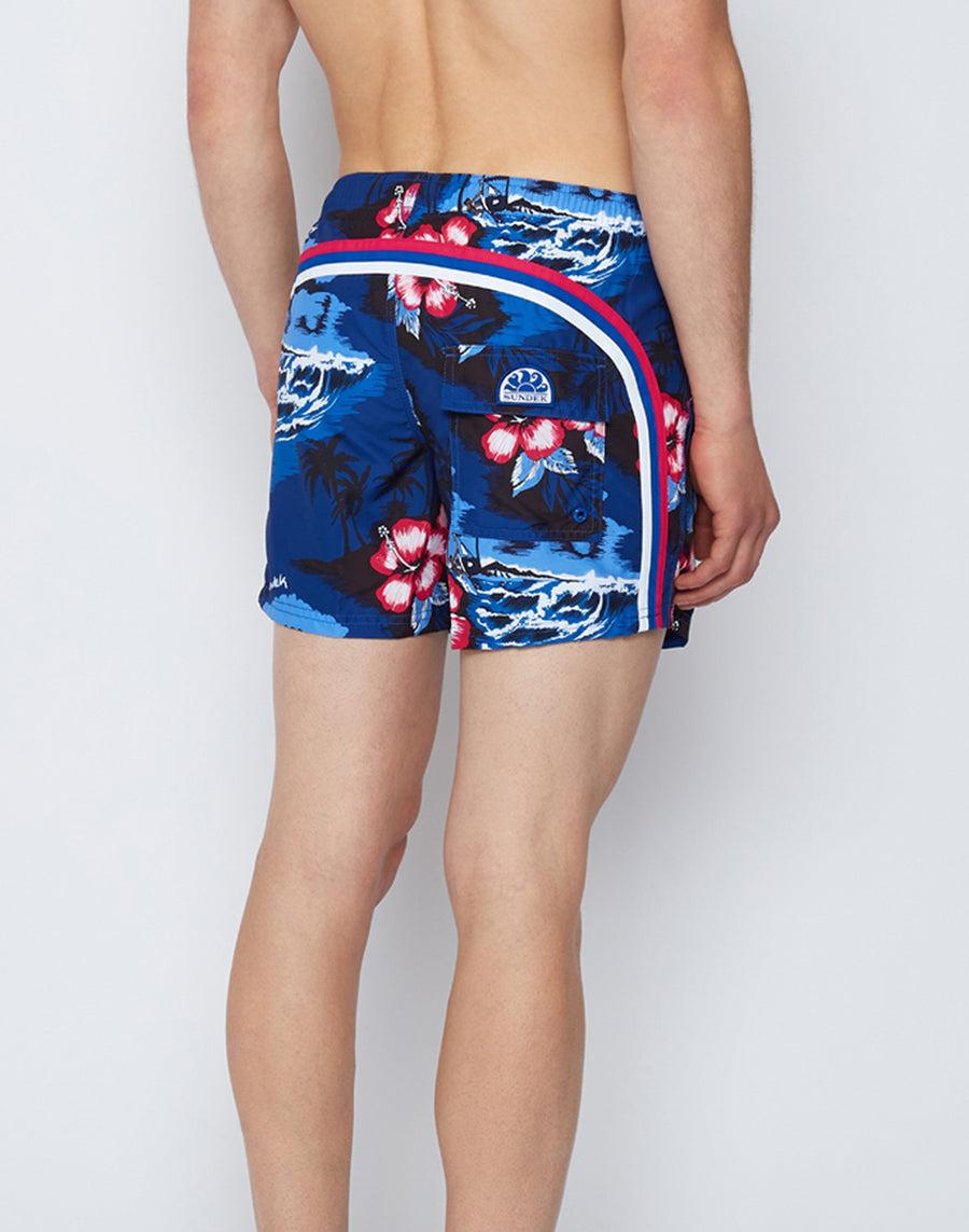 Sundek costume da bagno stampa surfing the heaven M504BDRT3TV-675TV