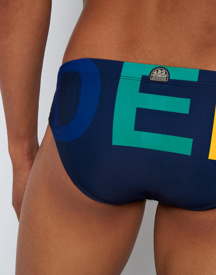 Sundek slip mare con logo M296SSL411M-0071M Offerte speciali