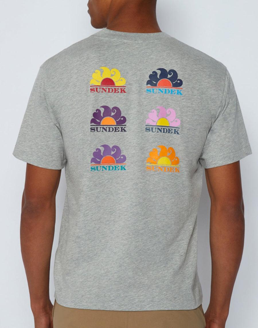 Sundek t-shirt stampa archive M292TEJR800-02900 Rilascio limitato