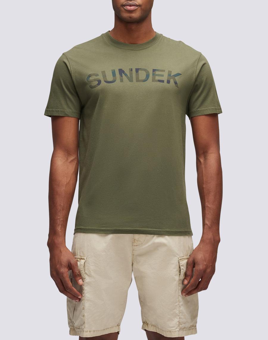 Sundek t-shirt con stampa camou M290TEJ7800-30200
