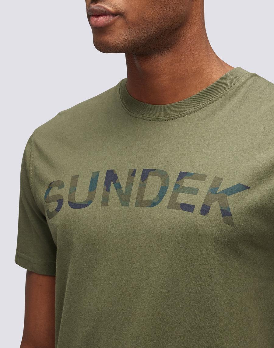 Sundek t-shirt con stampa camou M290TEJ7800-30200 Ultimi due giorni