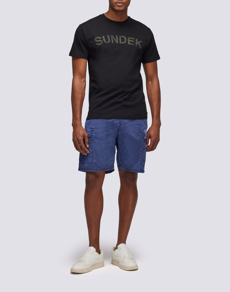 Sundek t-shirt con stampa camou M290TEJ7800-00400 Promozione temporanea