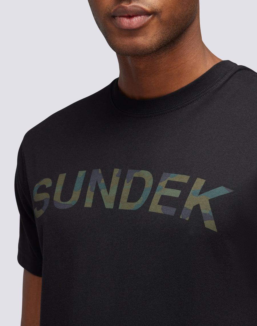 Sundek t-shirt con stampa camou M290TEJ7800-00400 Promozione temporanea