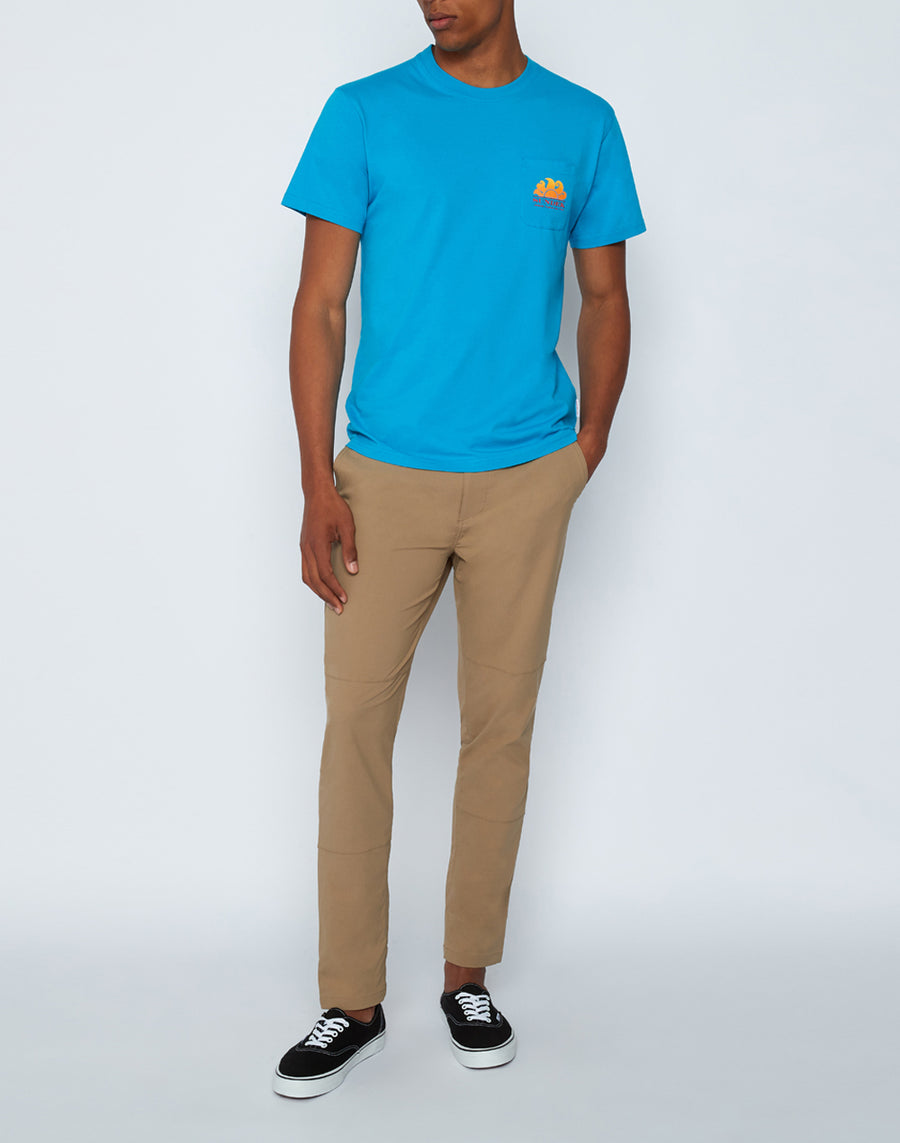Sundek t-shirt new herbert girocollo con maxi-logo M028TEJ7800-67400 Spedizione Gratuita