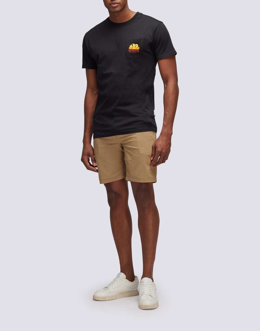 Sundek t-shirt new herbert girocollo con maxi-logo M028TEJ7800-00400 Negozi Online