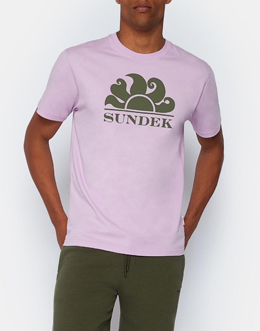 Sundek t-shirt girocollo con stampa logo M021TEJ7800-69501 Prezzo Ridotto
