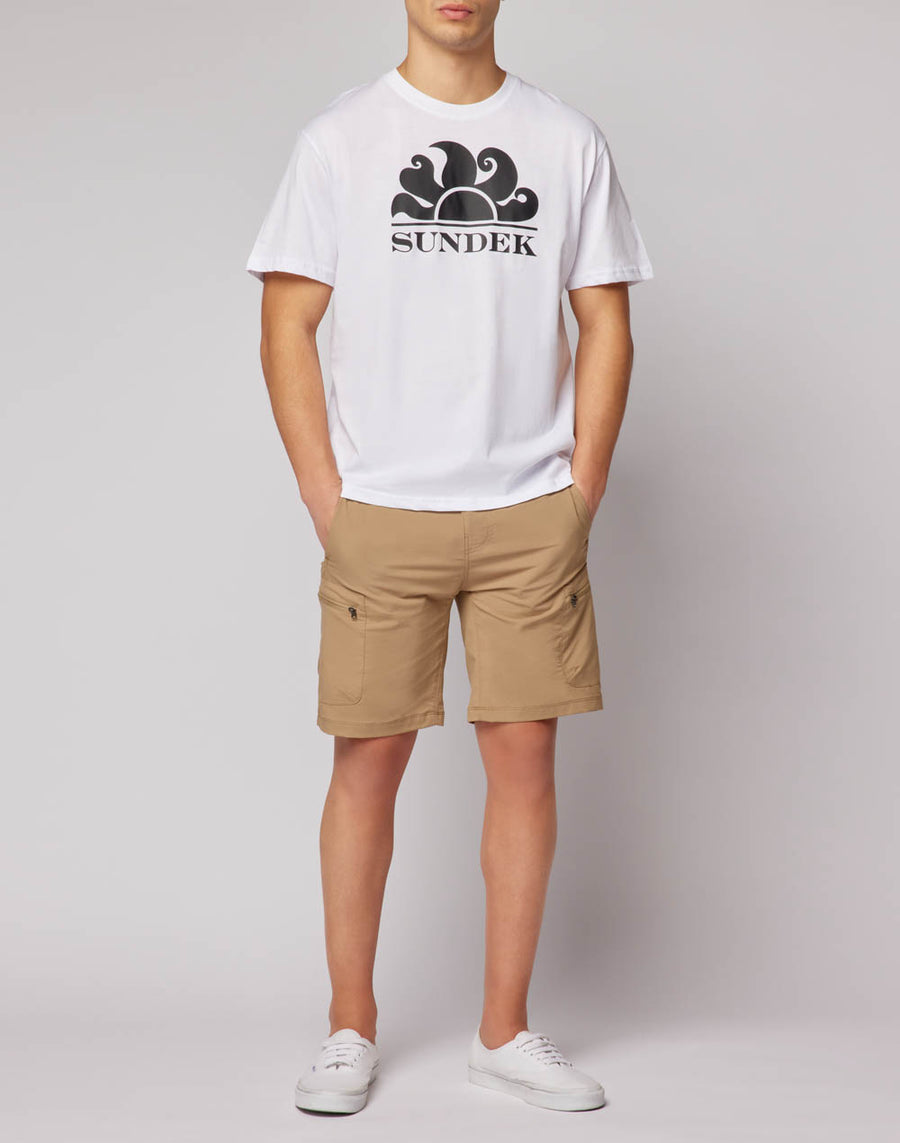 Sundek t-shirt girocollo con stampa logo M021TEJ7800-00605 Convenienza