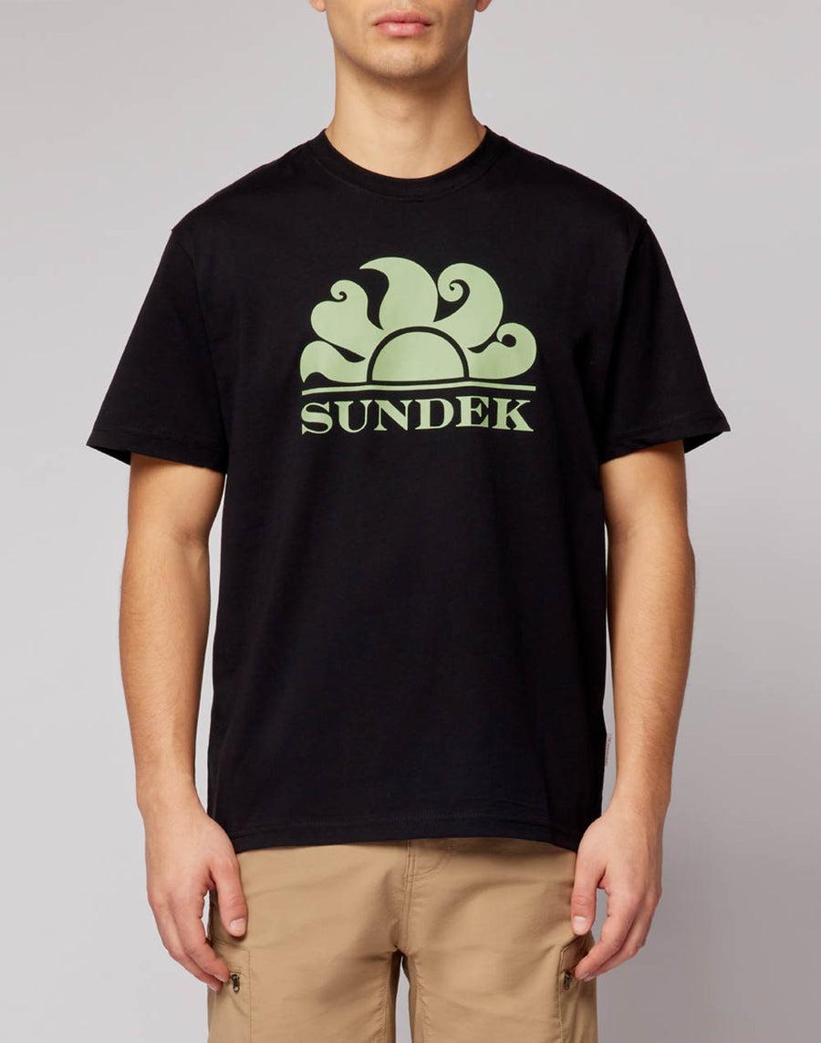 Sundek t-shirt girocollo con stampa logo M021TEJ7800-00404 Novità