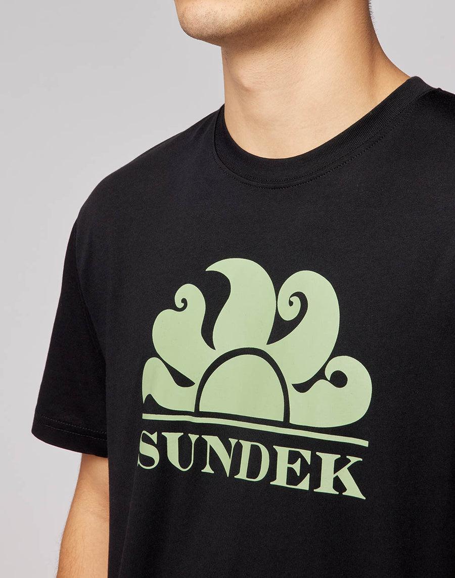 Sundek t-shirt girocollo con stampa logo M021TEJ7800-00404 Novità