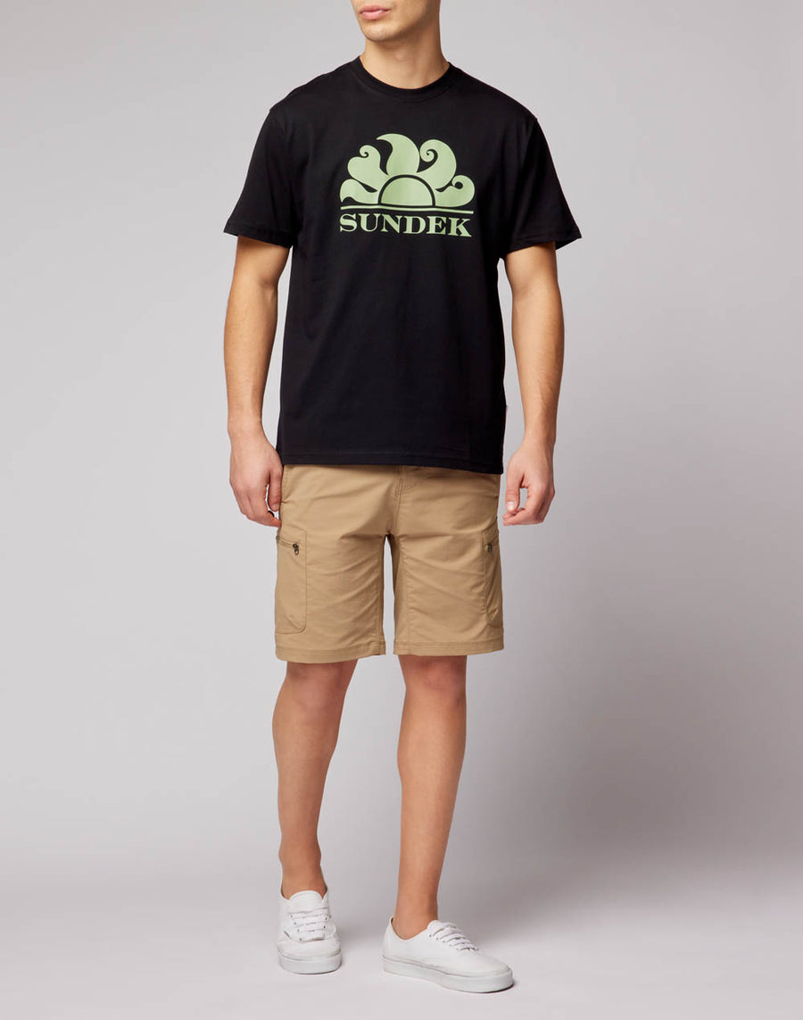 Sundek t-shirt girocollo con stampa logo M021TEJ7800-00404 Novità